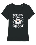 Bootiful ghost Tricou mânecă scurtă guler larg fitted Damă Expresser