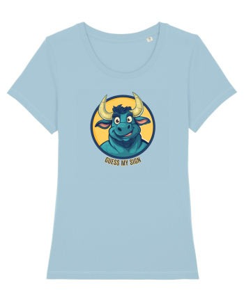 GUESS MY SIGN - TAUR / TAURUS Sky Blue