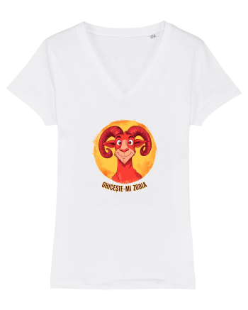 GHICESTE-MI ZODIA - BERBEC / ARIES White
