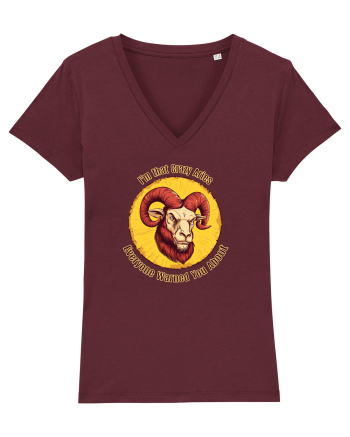 I`M THAT CRAZY ARIES YOU WERE WARNED ABOUT  Burgundy