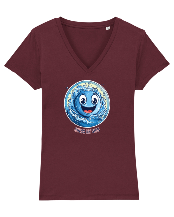 GUESS MY SIGN - VARSATOR / AQUARIUS Burgundy