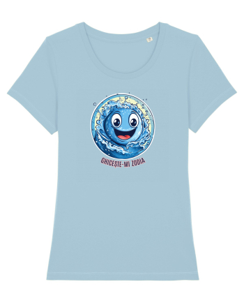 GHICESTE-MI ZODIA - VARSATOR / AQUARIUS Sky Blue