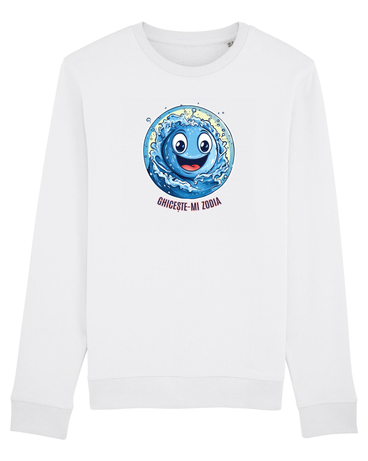 Bluză mânecă lungă Unisex Rise White