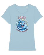 SORRY FOR BEING A SEXY AQUARIUS Tricou mânecă scurtă guler larg fitted Damă Expresser