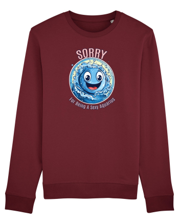 SORRY FOR BEING A SEXY AQUARIUS Burgundy