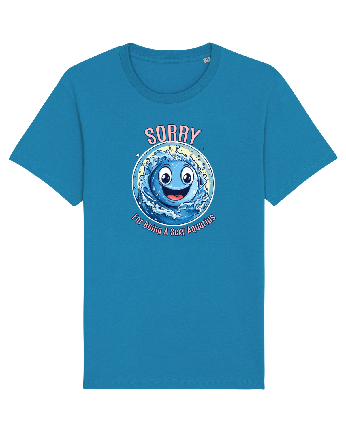 Tricou mânecă scurtă Unisex Rocker Azur