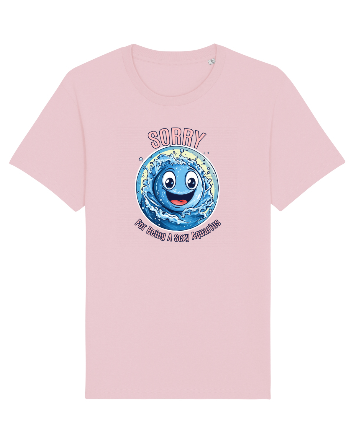 Tricou mânecă scurtă Unisex Rocker Cotton Pink
