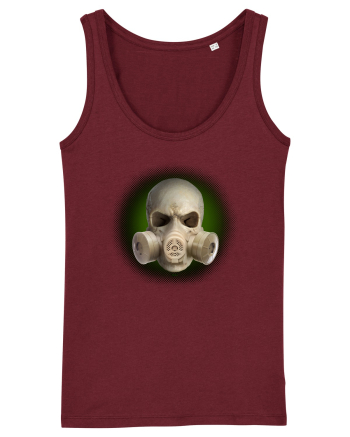 craniu gasmaskskull 07 verde Burgundy