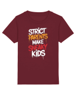 Strict Parents Make Sneaky Kids Tricou mânecă scurtă  Copii Mini Creator