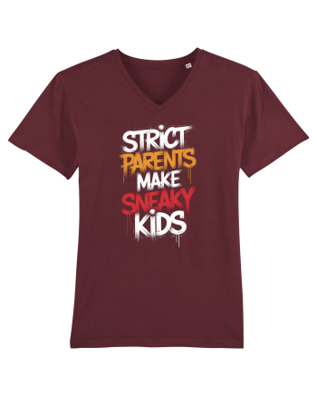 Strict Parents Make Sneaky Kids Burgundy