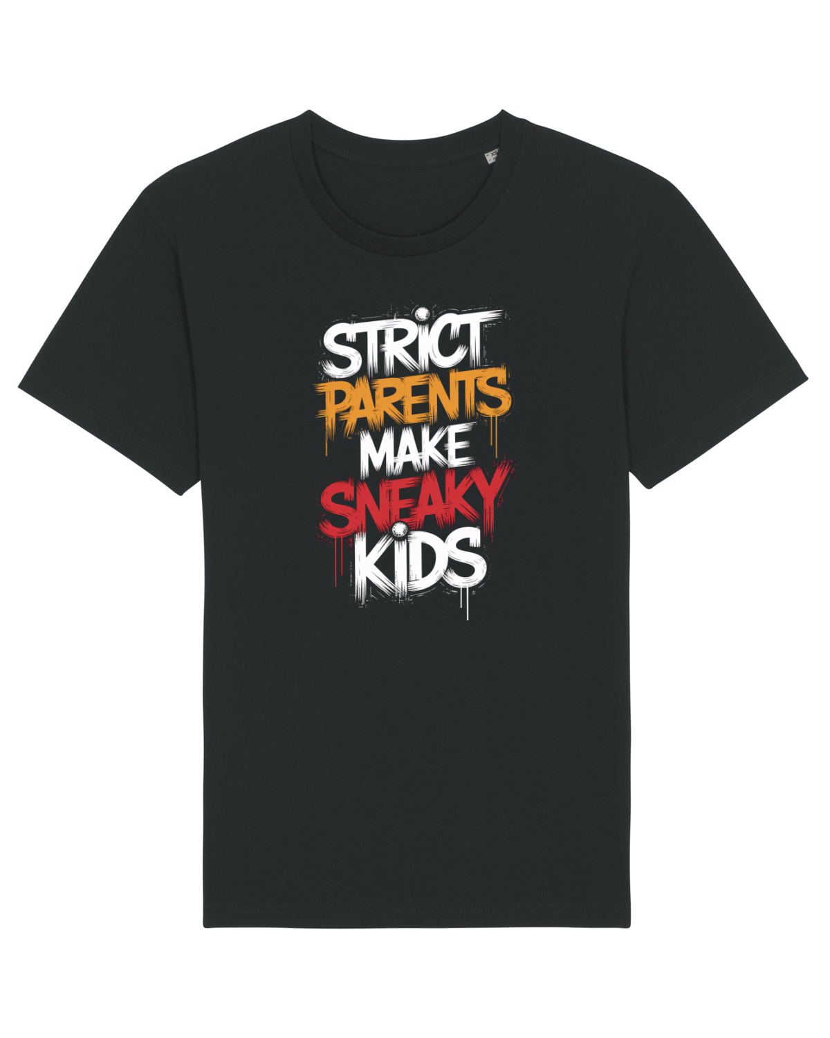 Tricou mânecă scurtă Unisex Rocker Black