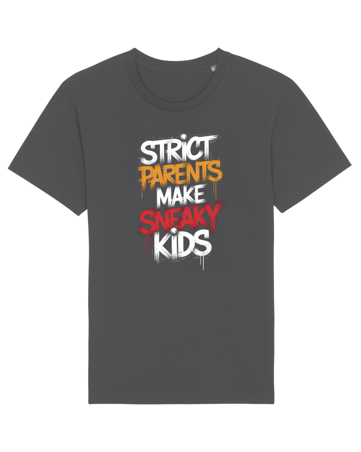 Tricou mânecă scurtă Unisex Rocker Anthracite