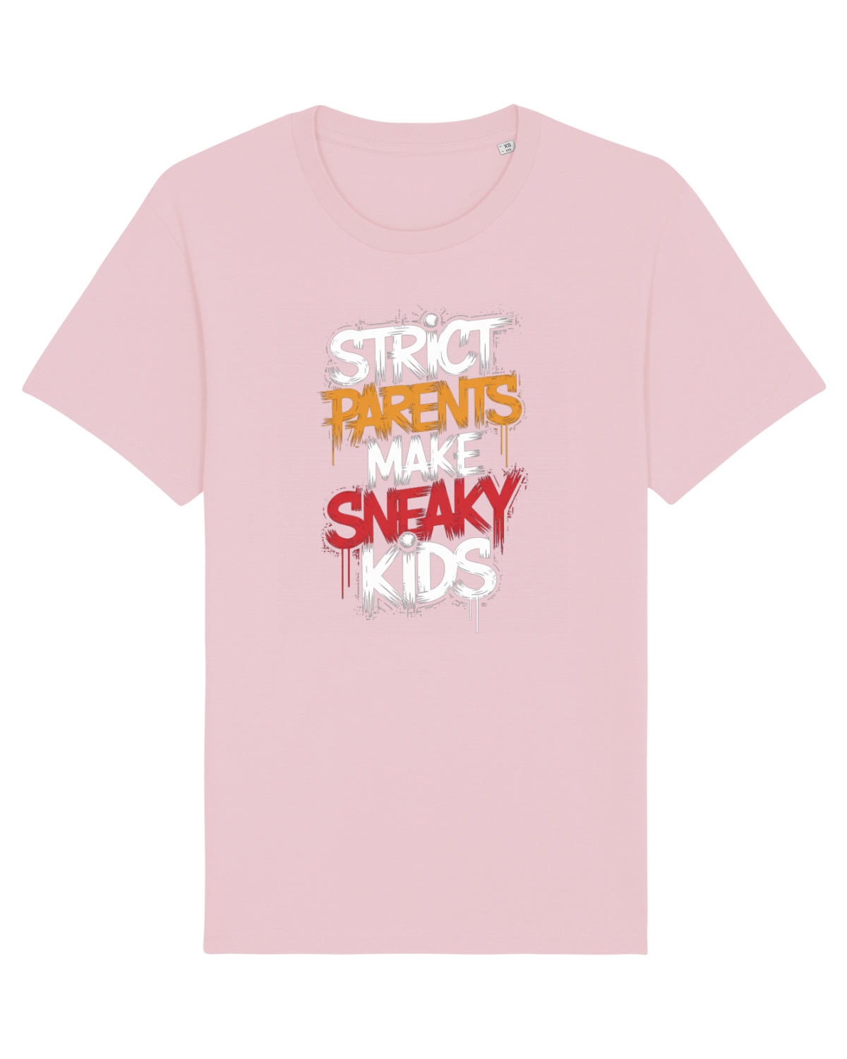 Tricou mânecă scurtă Unisex Rocker Cotton Pink