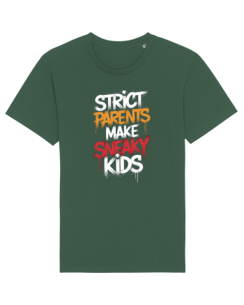 Strict Parents Make Sneaky Kids Bottle Green
