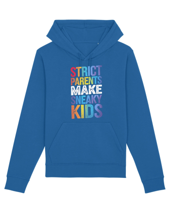 Strict Parents Make Sneaky Kids grunge Royal Blue