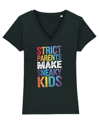 Strict Parents Make Sneaky Kids grunge Black