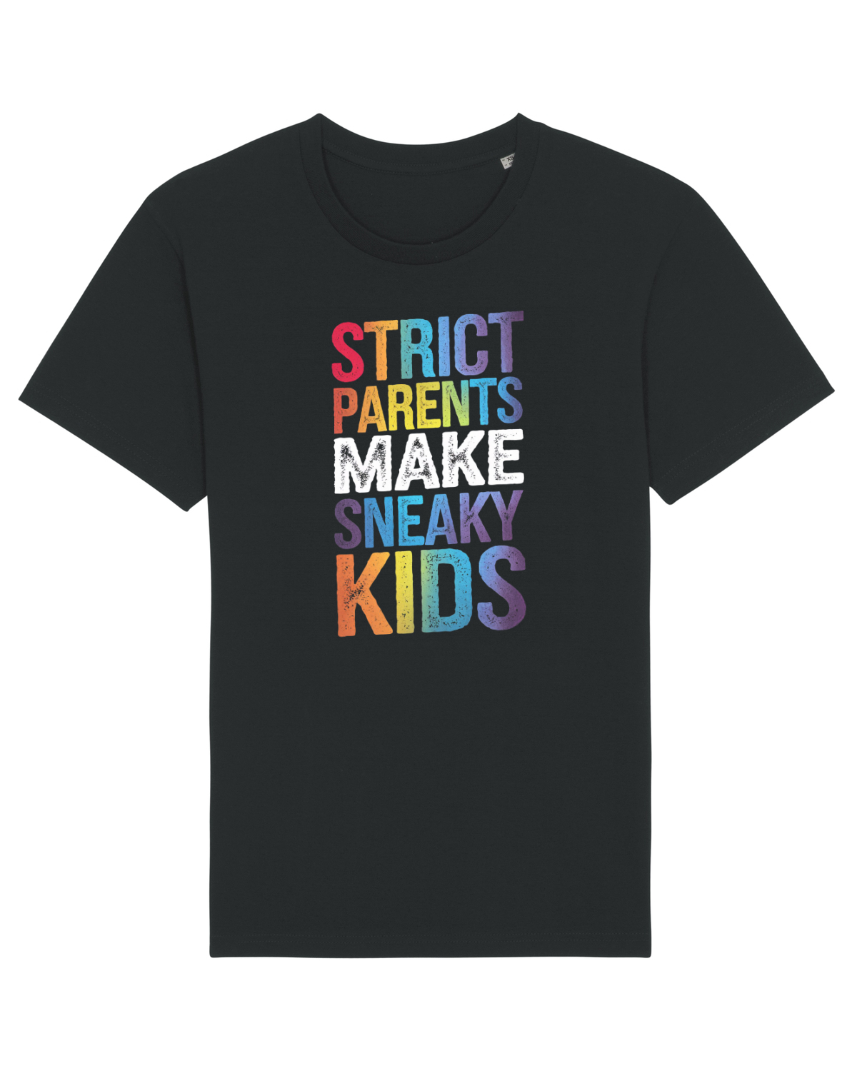 Tricou mânecă scurtă Unisex Rocker Black