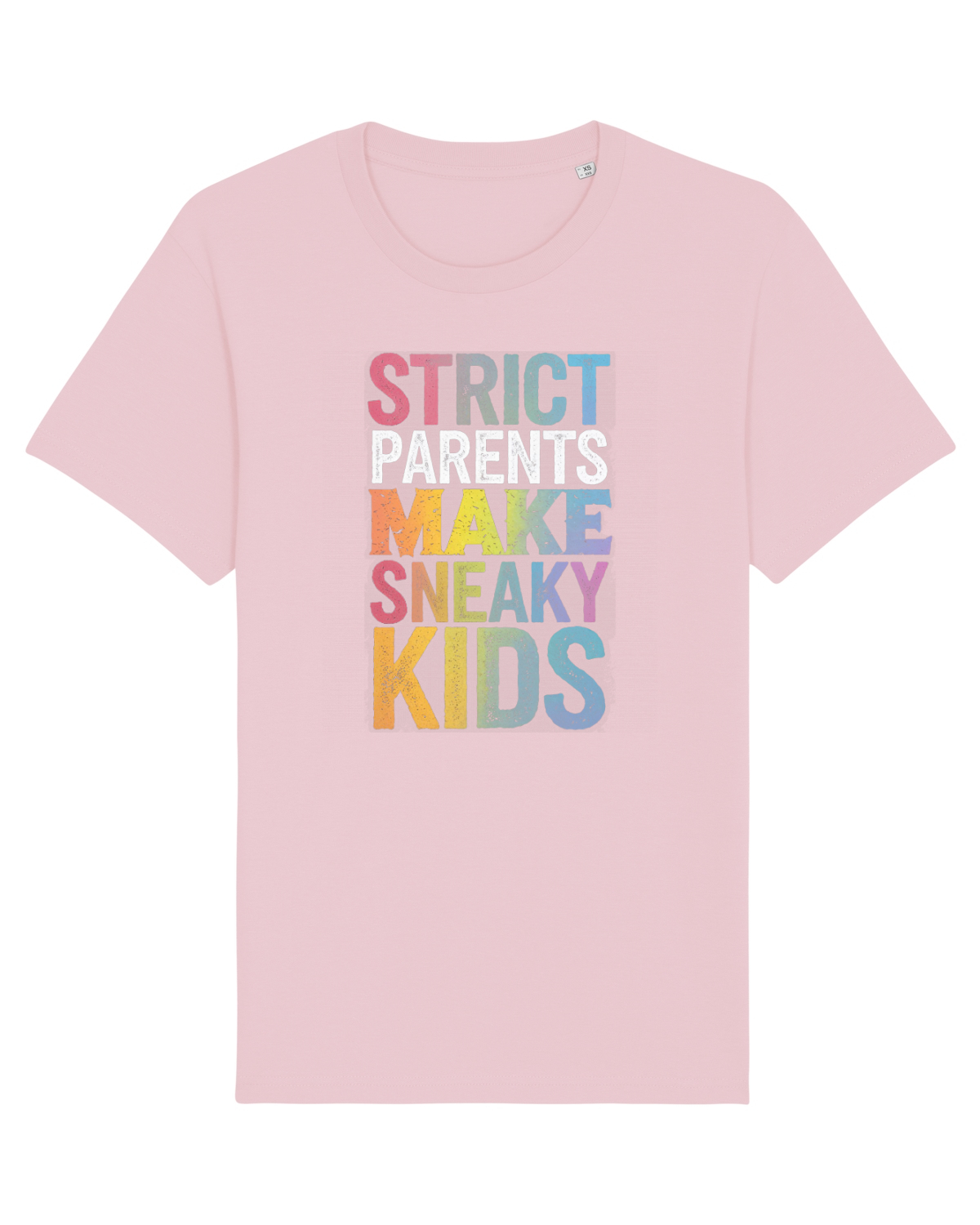 Tricou mânecă scurtă Unisex Rocker Cotton Pink