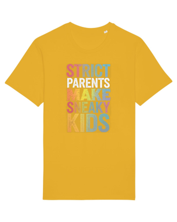 Strict Parents Make Sneaky Kids distresed Spectra Yellow