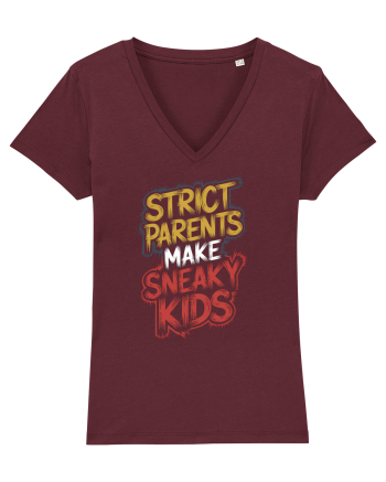 Strict Parents Make Sneaky Kids neo Burgundy