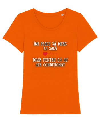 ÎMI PLACE SĂ MERG LA SALĂ Bright Orange