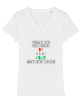 ACEASTA ESTE FAȚA MEA DE LUNI White