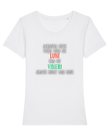 ACEASTA ESTE FAȚA MEA DE LUNI White