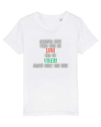 ACEASTA ESTE FAȚA MEA DE LUNI White
