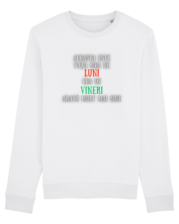 ACEASTA ESTE FAȚA MEA DE LUNI White