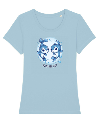 GUESS MY SIGN - PESTI /PISCES Sky Blue