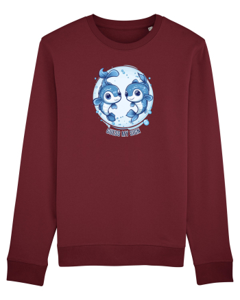 GUESS MY SIGN - PESTI /PISCES Burgundy