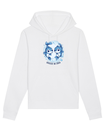 GHICESTE-MI ZODIA - PESTI / PISCES White