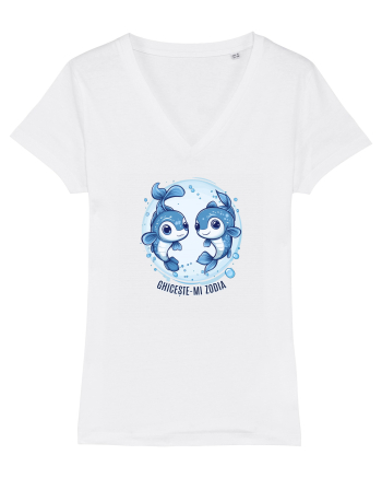 GHICESTE-MI ZODIA - PESTI / PISCES White