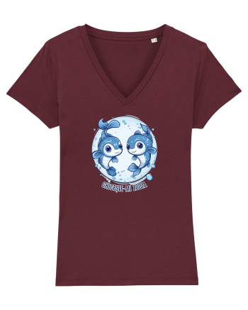 GHICESTE-MI ZODIA - PESTI / PISCES Burgundy