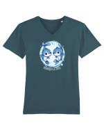 GHICESTE-MI ZODIA - PESTI / PISCES Tricou mânecă scurtă guler V Bărbat Presenter