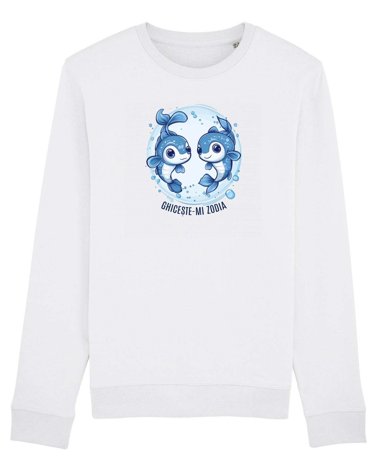 Bluză mânecă lungă Unisex Rise White