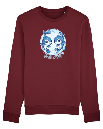 GHICESTE-MI ZODIA - PESTI / PISCES Burgundy
