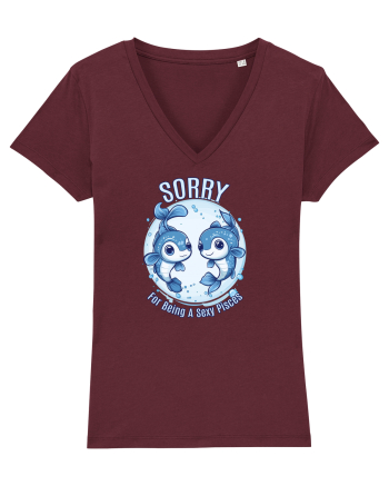 SORRY FOR BEING A SEXY PISCES Burgundy