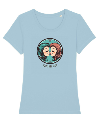 GUESS MY SIGN - GEMENI / GEMINI Sky Blue