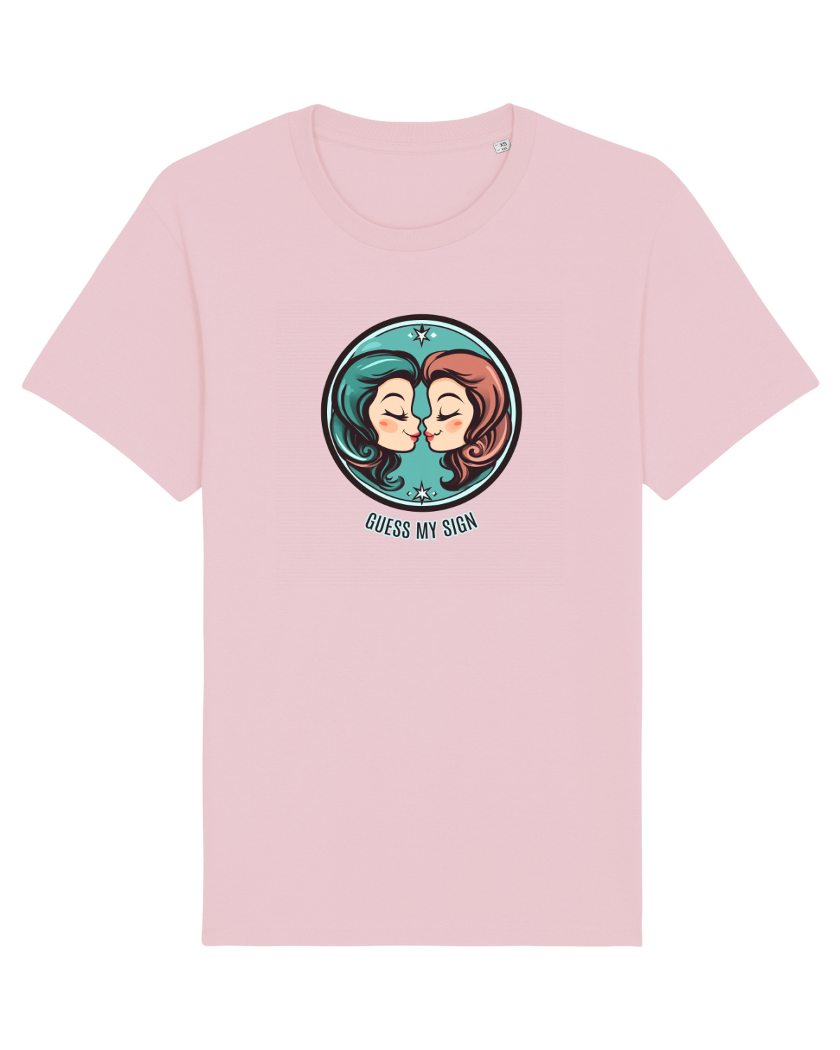 Tricou mânecă scurtă Unisex Rocker Cotton Pink