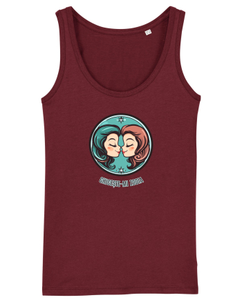 GHICESTE-MI ZODIA - GEMENI / GEMINI Burgundy