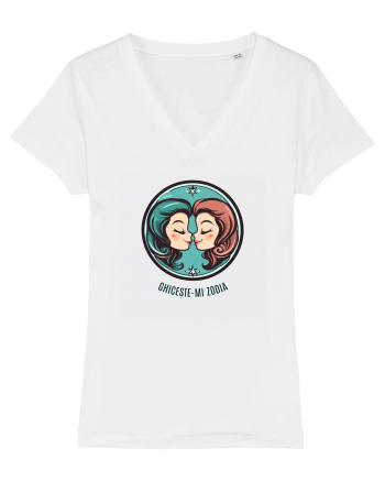 GHICESTE-MI ZODIA - GEMENI / GEMINI White