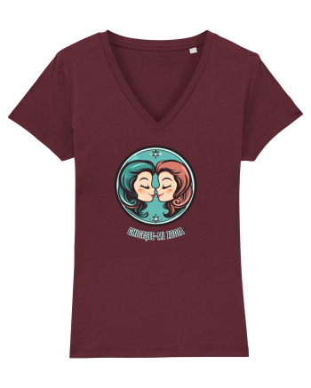 GHICESTE-MI ZODIA - GEMENI / GEMINI Burgundy