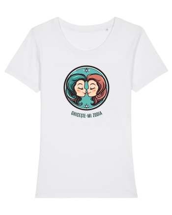 GHICESTE-MI ZODIA - GEMENI / GEMINI White