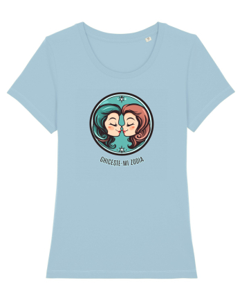 GHICESTE-MI ZODIA - GEMENI / GEMINI Sky Blue