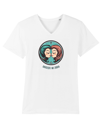 GHICESTE-MI ZODIA - GEMENI / GEMINI White