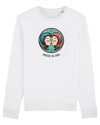 GHICESTE-MI ZODIA - GEMENI / GEMINI White