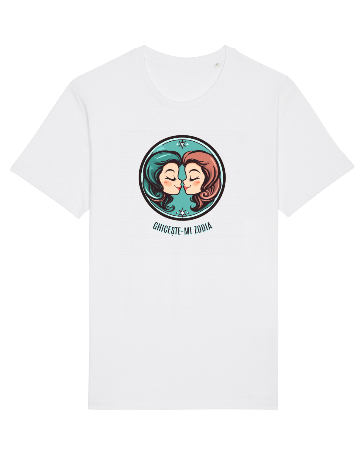 Tricou mânecă scurtă Unisex Rocker White