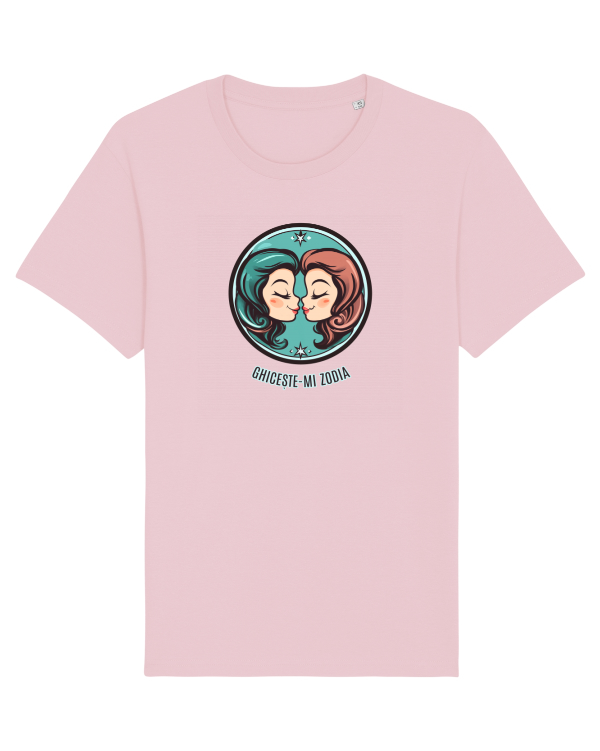 Tricou mânecă scurtă Unisex Rocker Cotton Pink