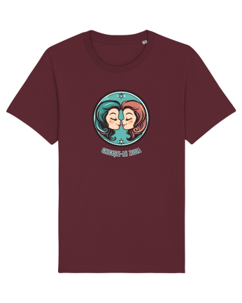 GHICESTE-MI ZODIA - GEMENI / GEMINI Burgundy